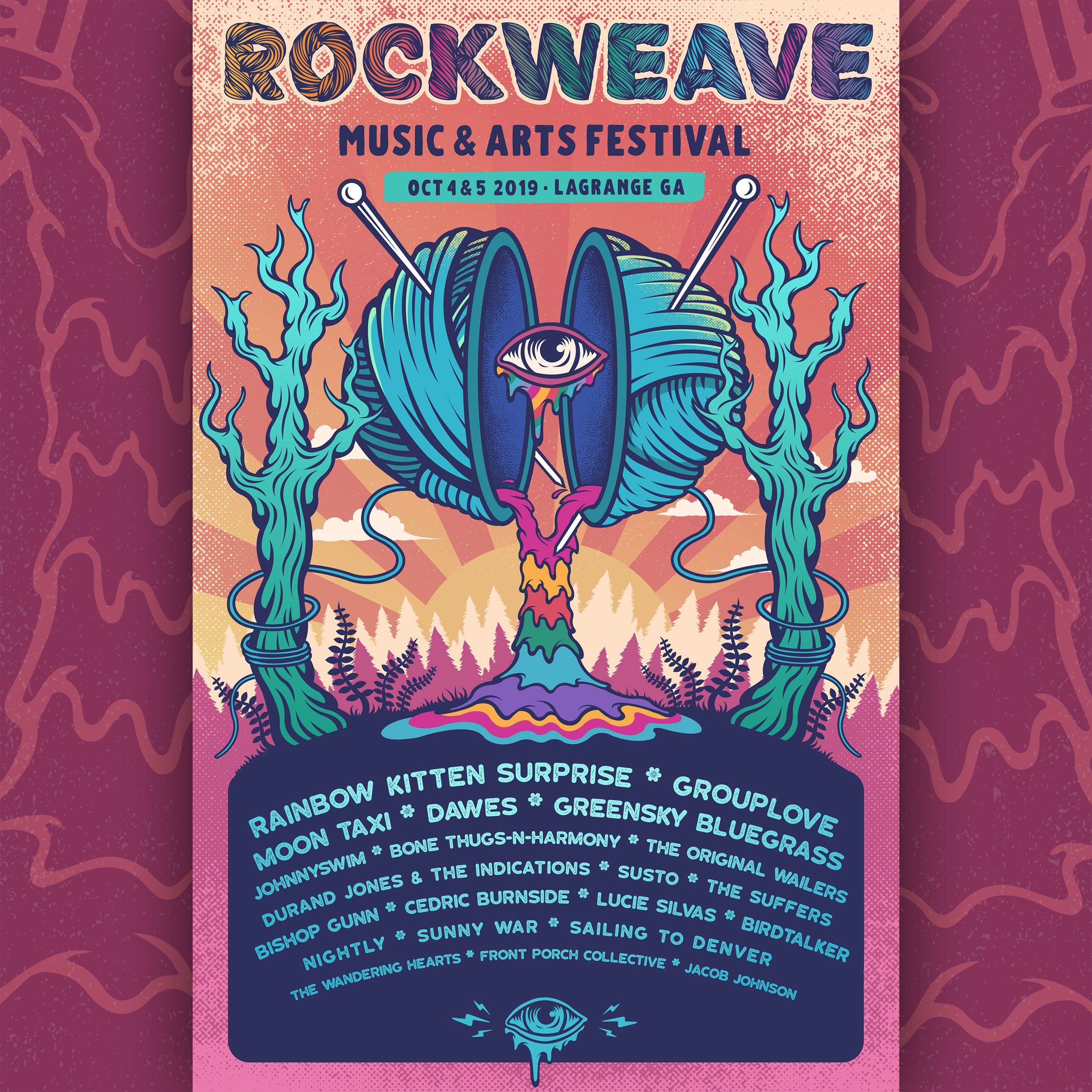 Rockweave Festival Poster Design